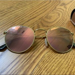 Round metal Ray-van sunglasses
